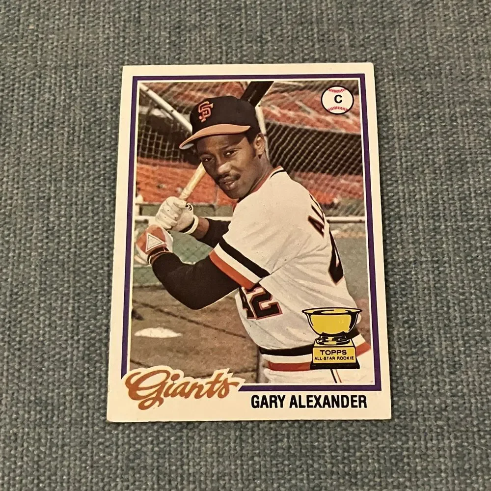 1978 Topps San Francisco Giants Baseball Card Trading Card